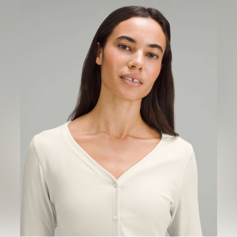 Lululemon Side-Cinch Ribbed Cardigan - Picture 5 of 14